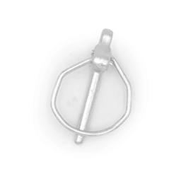 RÜBIG Inox zaklápacie poistky – zápustkovo kovaný nerezový čap CrNi 18/8 s otvorom pre poistný reťazec